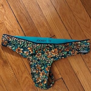 Jockey Multicolor Floral Thong